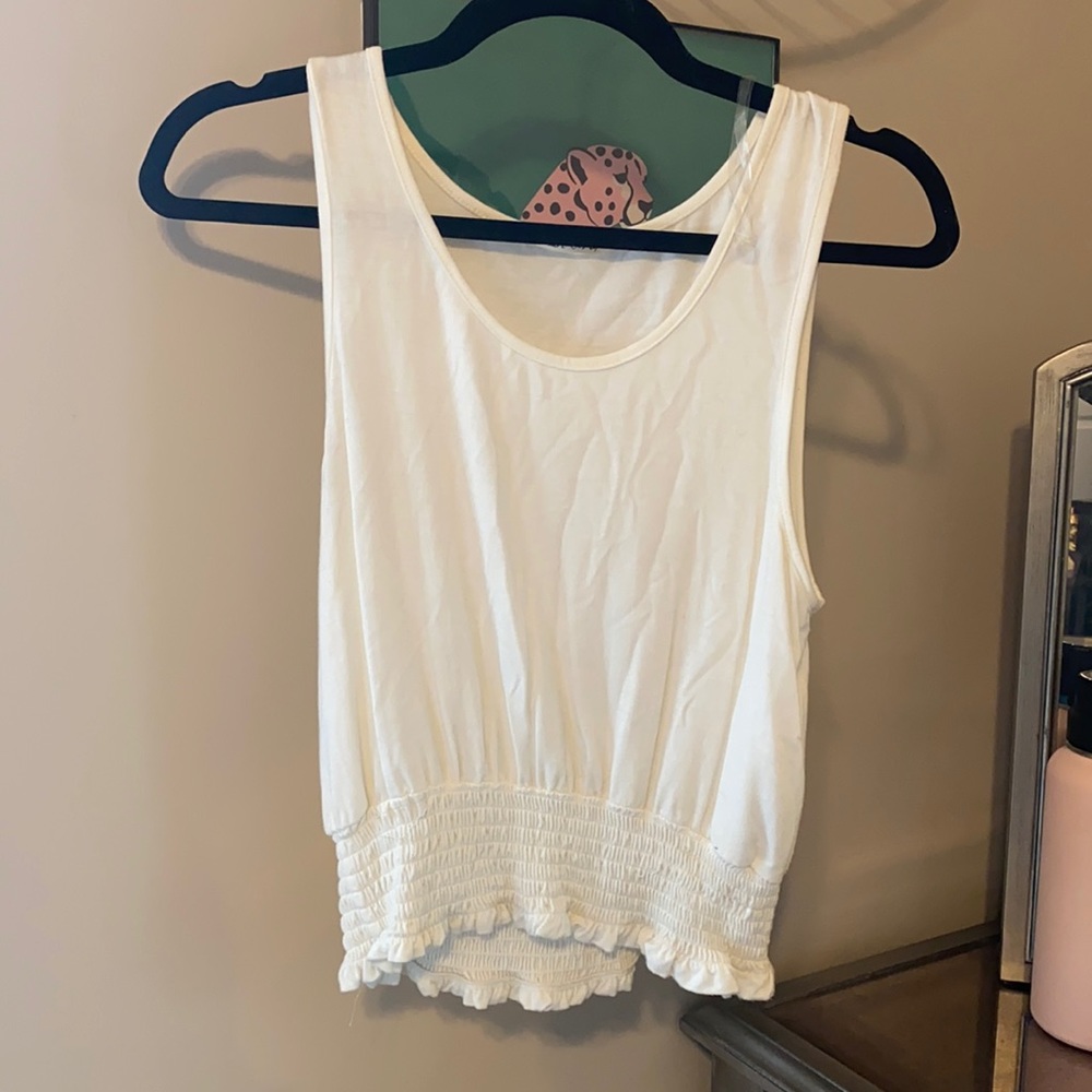 White tank top